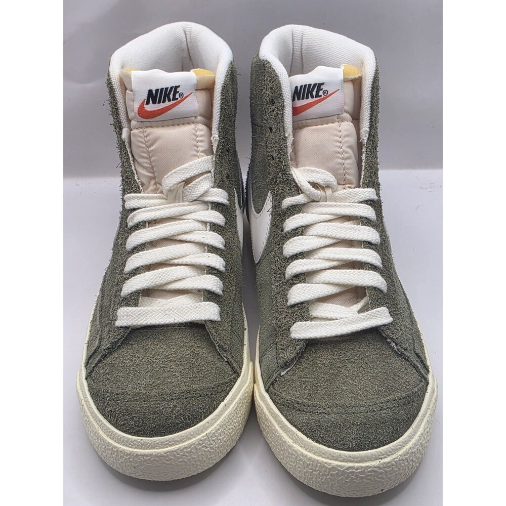 Nike Blazer Mid '77 Vintage Olive/Sail Unisex Adults Women's Size 6 - NEW NO BOX